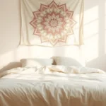 Um quarto decorado com uma mandala. Feng Shui e Mandalas: Conceito, Conexão, Benefícios e Práticas