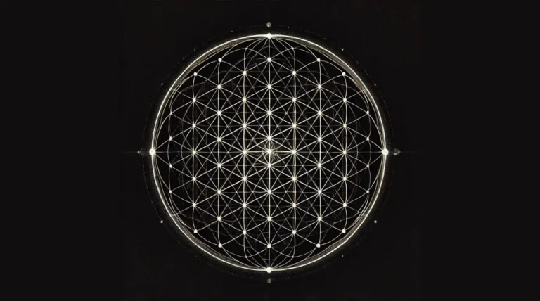 Círculo da Vida e Cubo de Metatron Geometria Sagrada nas Mandalas