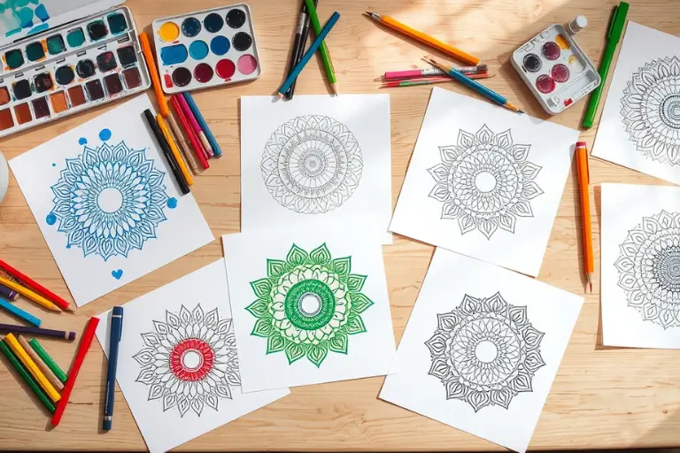 Cores das Mandalas: Como Escolher Paletas para a Cura Interior