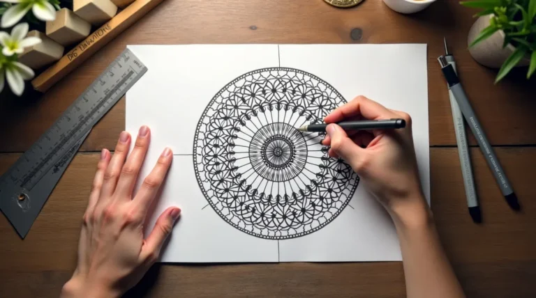 Como Desenhar uma Mandala do Zero