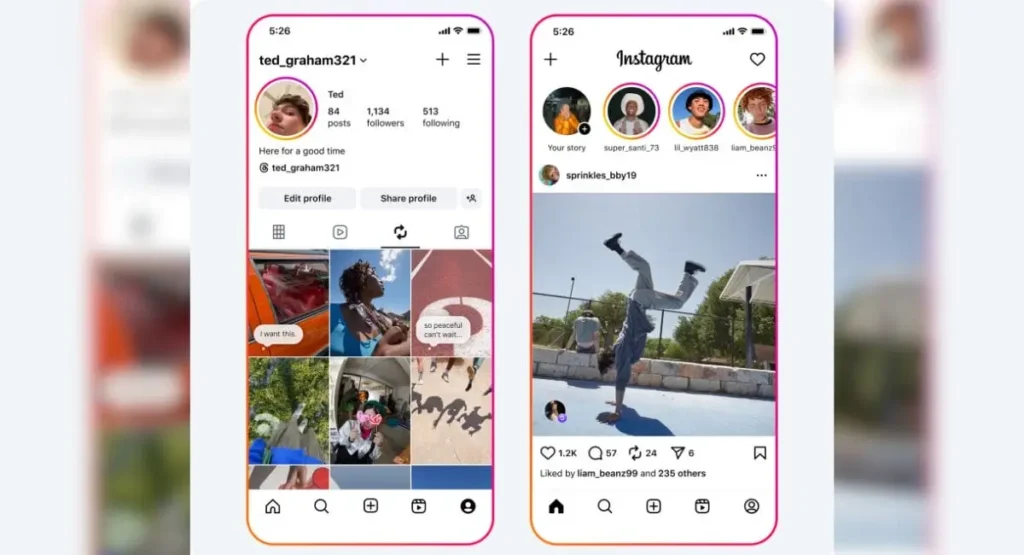 Nova Função do Instagram Para Repostar